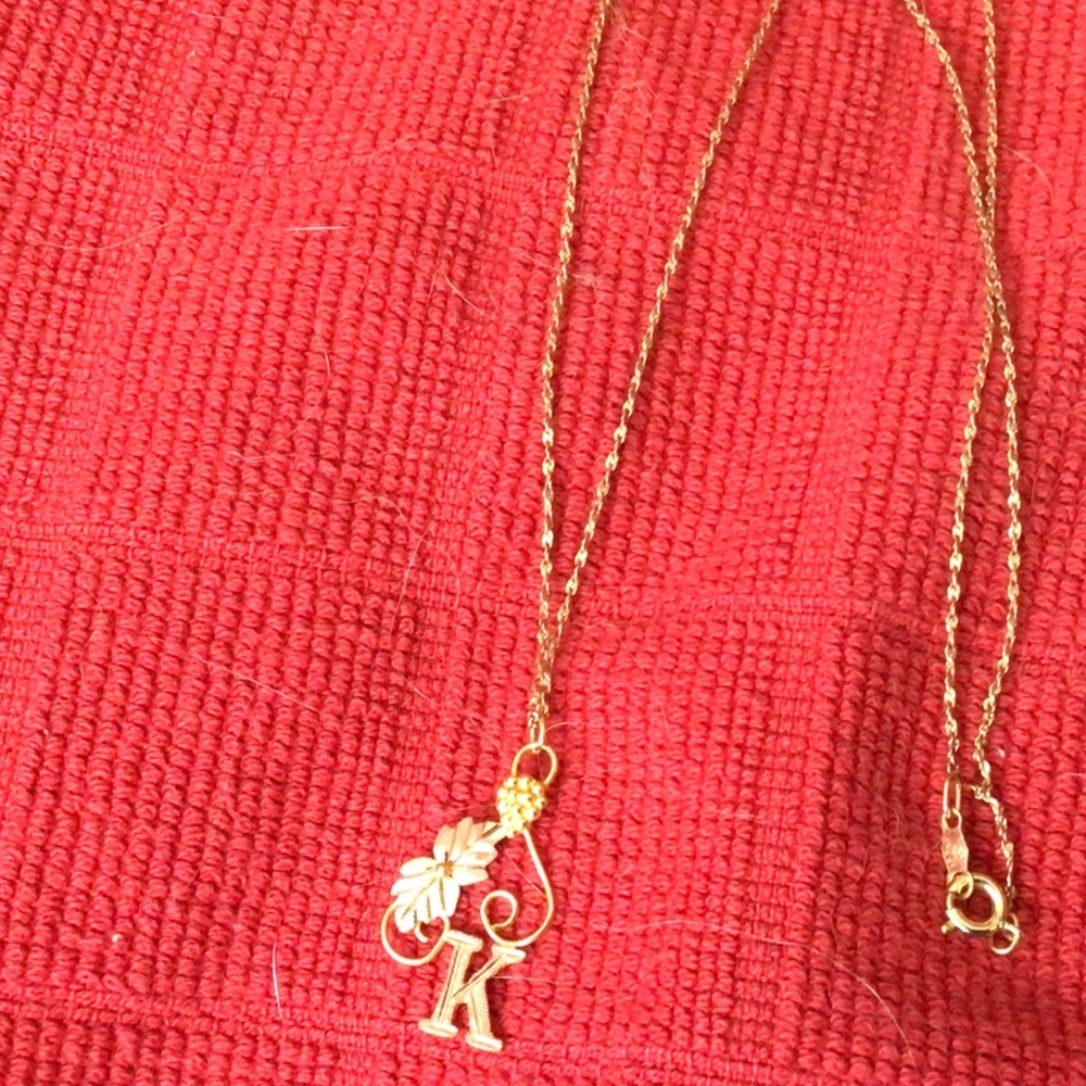14k chain and initial K
